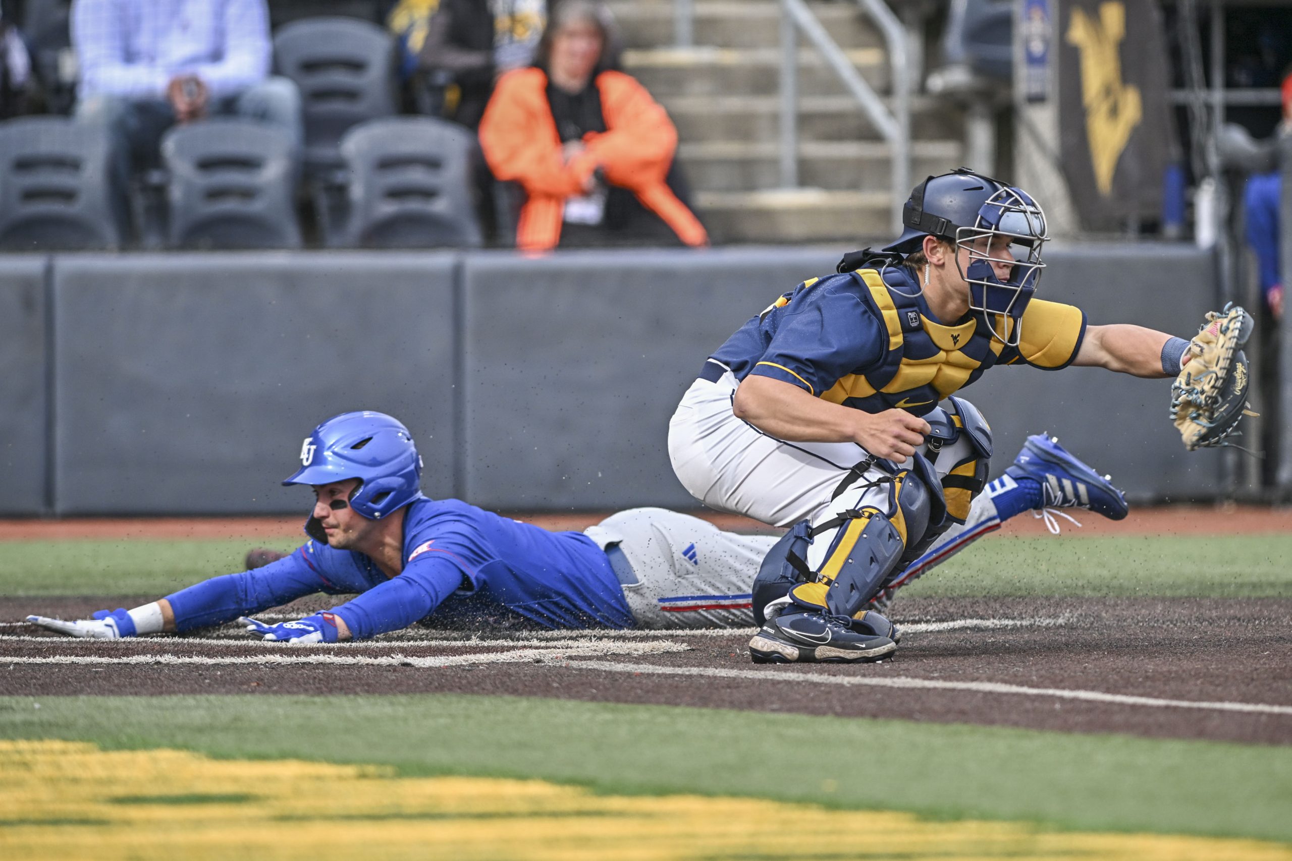Kansas hits three home runs for a 10-7 win against No. 24 WVU, takes season series
